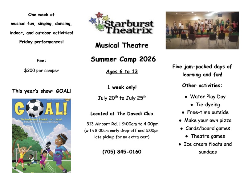 starburst 2026 Camp Brochure 2