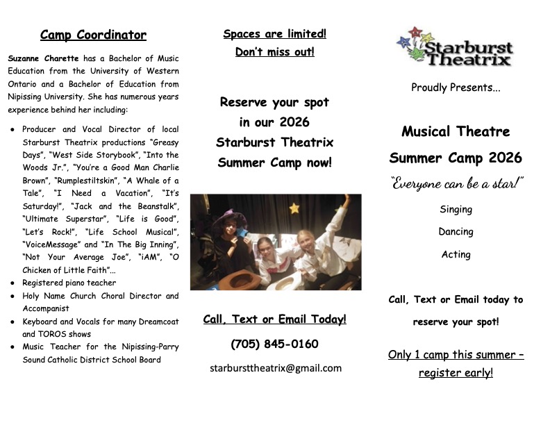 starburst 2026 Camp Brochure